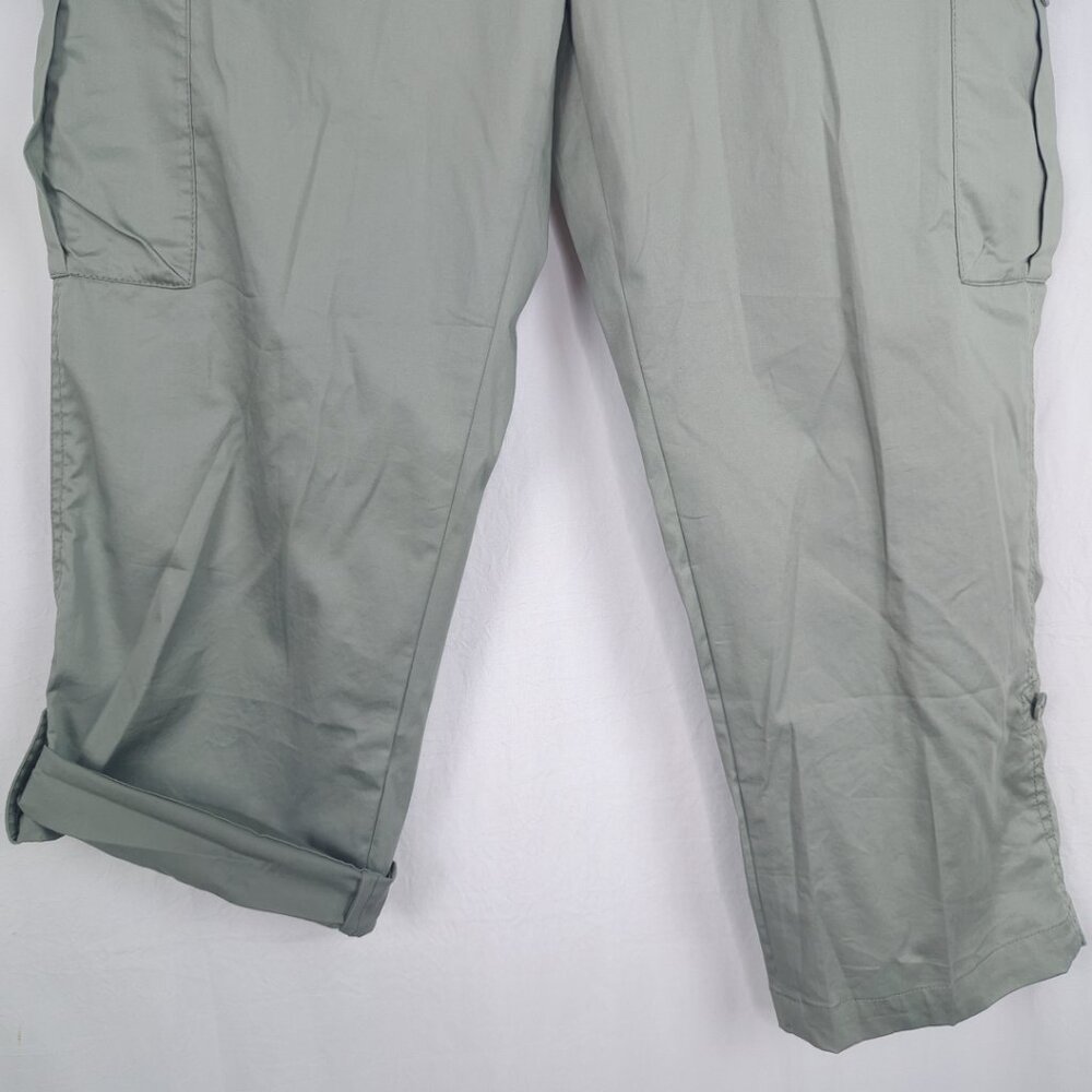 DKNY Green Cargo Pants Medium Outdoor NWT - Picture 4 of 12